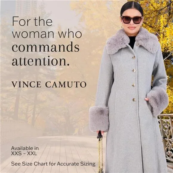 Wool Coat Vince Camuto Hooded Trench Coat Vince Camuto Women's Zip